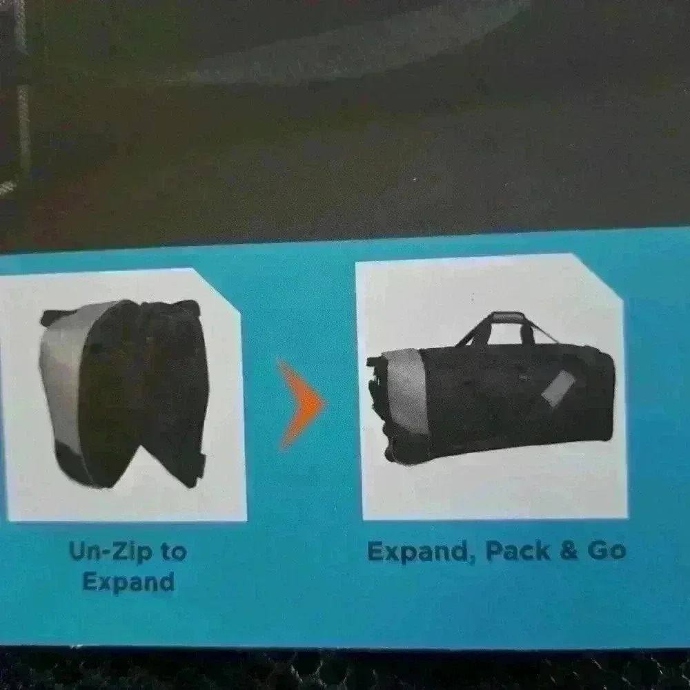 EZ Unzip 32" Expandable Rolling Duffel - Picture 4 of 4